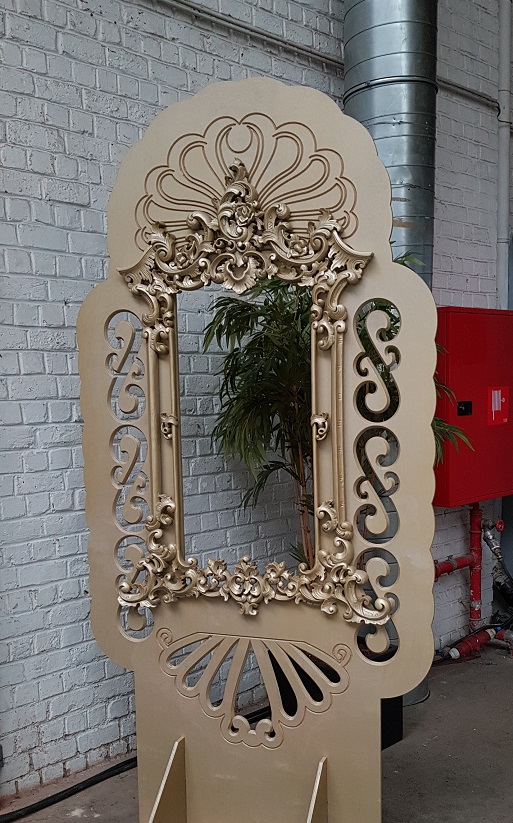 PrimeLuxe Massief houten fotolijst, op maat gemaakt, 29 x 43 cm, in